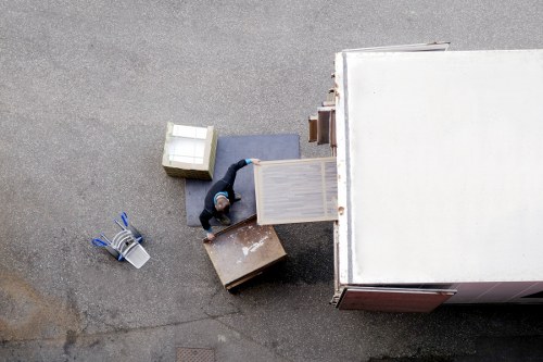 Furniture and boxes prepared for a smooth move in Elmersend